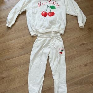 Oversized matching outfit - with Red Cherry Design